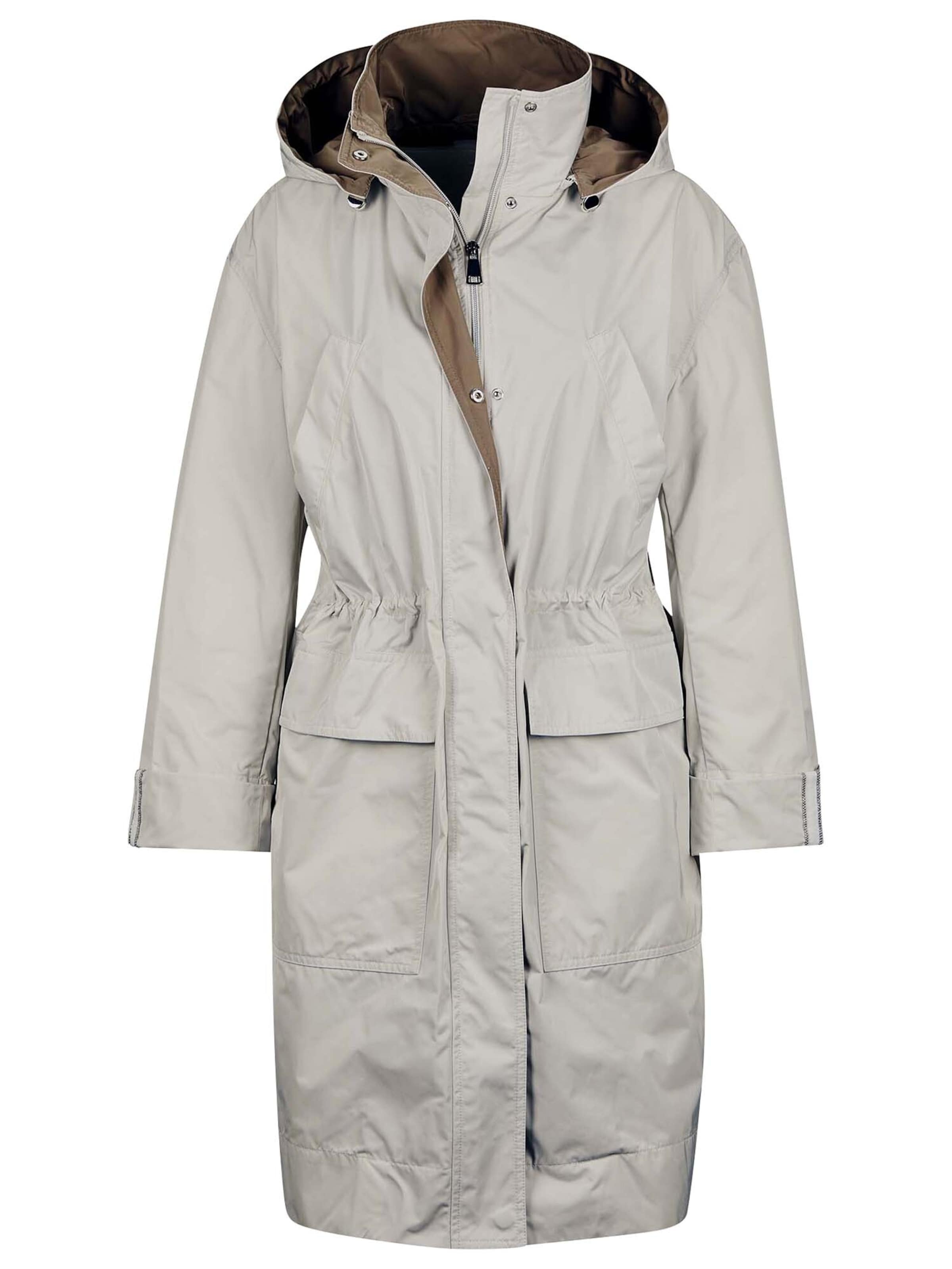 MADELEINE Between-seasons parka in Pearl white, Item view