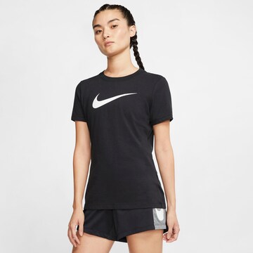 T-shirt fonctionnel NIKE en noir : devant