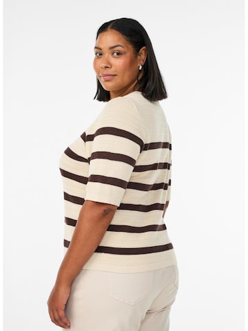 Zizzi Pulover 'MELSA' | bež barva