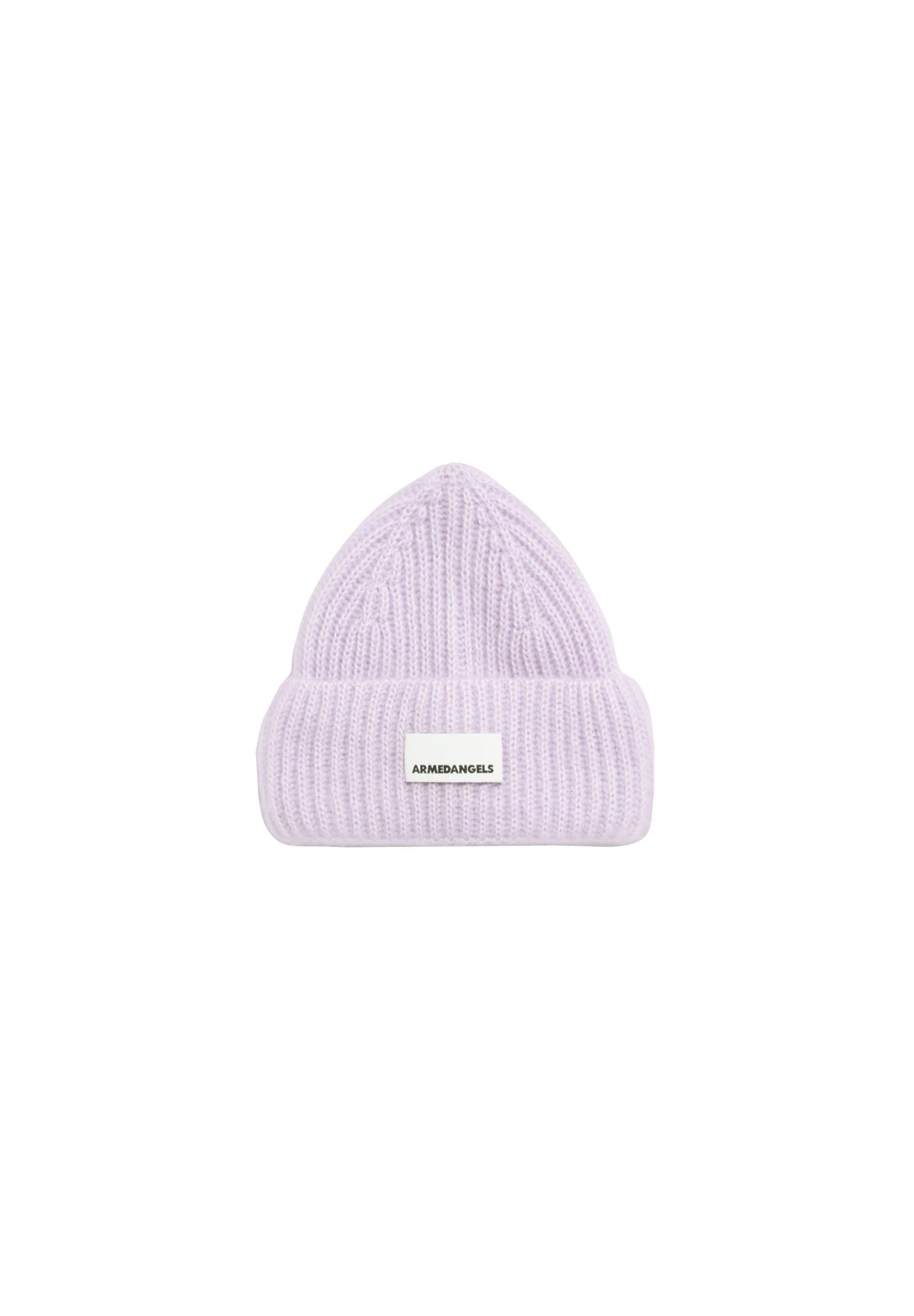 ARMEDANGELS Mütze MOHAIR BLEND in Lila: Vorderseite