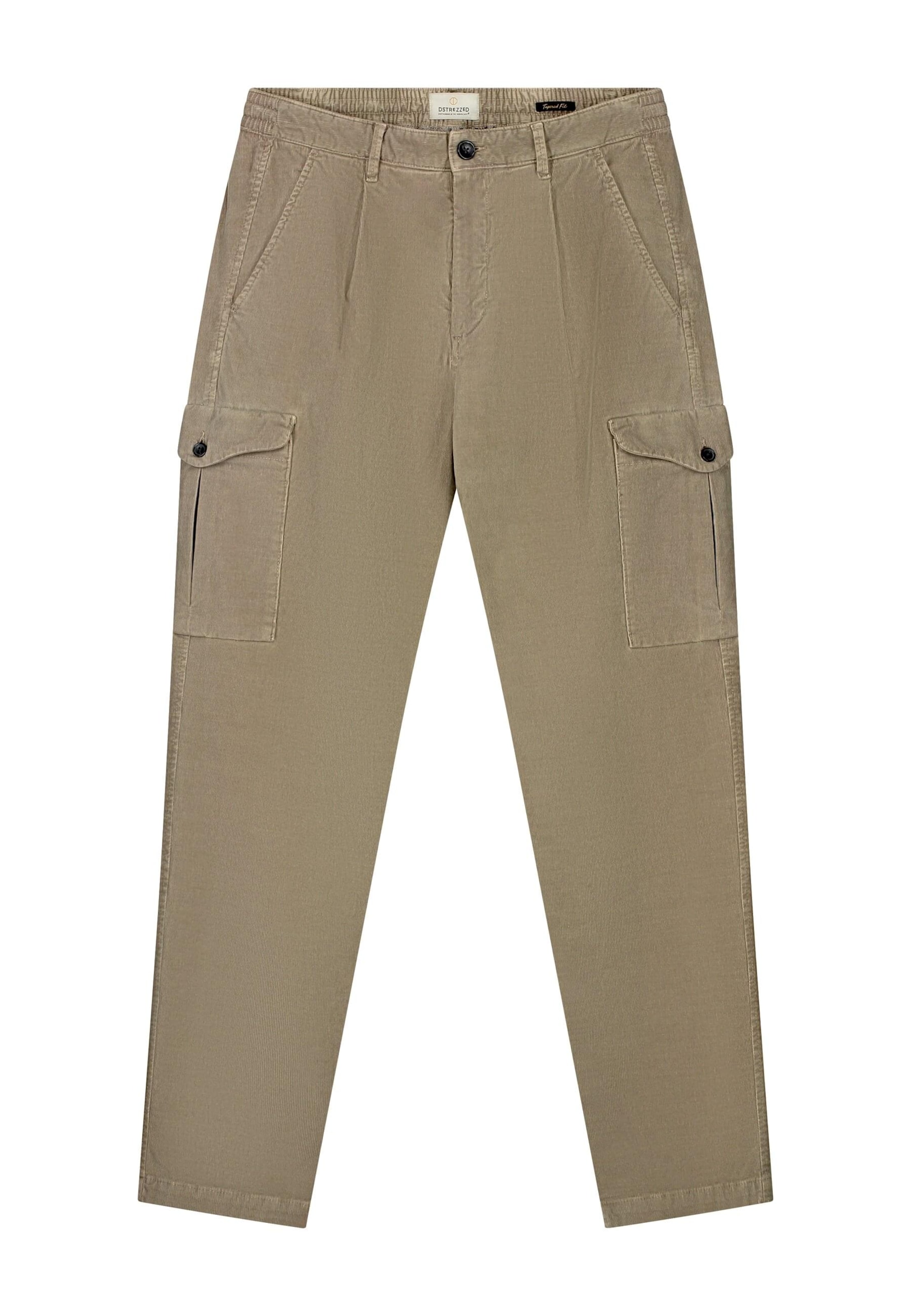 regular Pantaloni cargo 'Logan' di Dstrezzed in beige: frontale