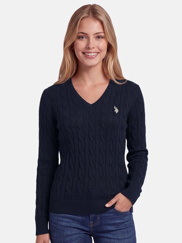 U.S. POLO ASSN. Sweater in Blue: front