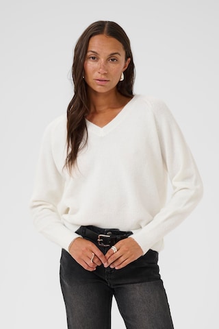 Kaffe Πουλόβερ 'KANiel' σε λευκό: μπροστά