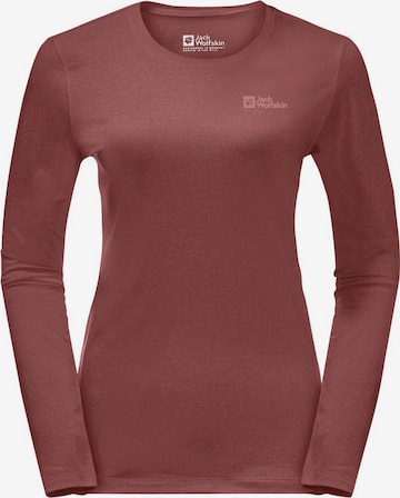 JACK WOLFSKIN Performance Shirt in Brown: front