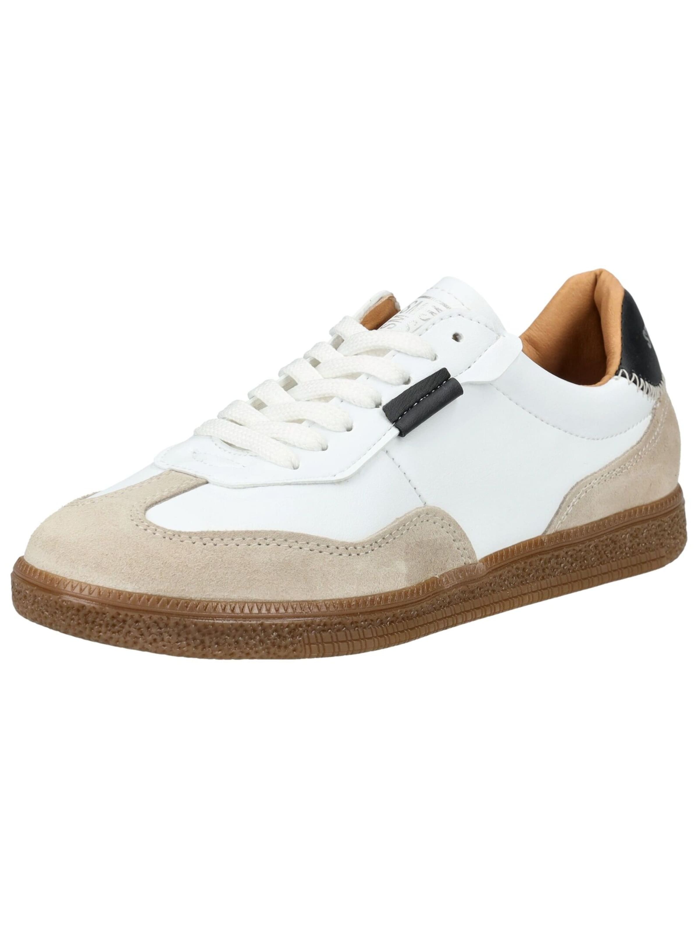 STEVE MADDEN Sneakers laag in de kleur Taupe / Zwart / Wit, Productweergave