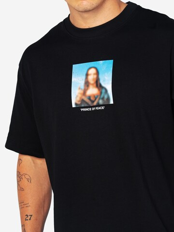 T-Shirt 'PRINCE OF PEACE - SALVATOR MUNDI' ATELIER OF FAITH en noir
