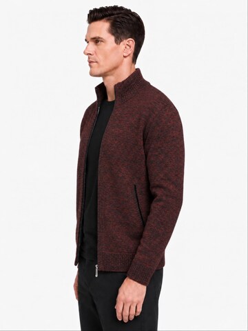 ALLTHEMEN Knit Cardigan in Red