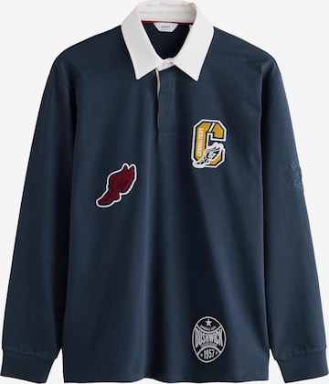 Next Shirt in Blue: front