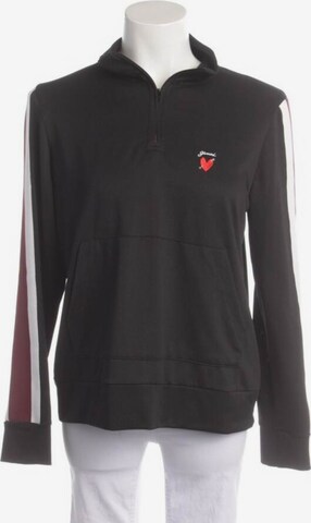 GANNI Sweatshirt & Zip-Up Hoodie in M in Black: front