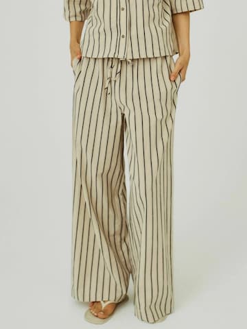 NORR Normální Kalhoty 'Arka' – béžová: přední strana