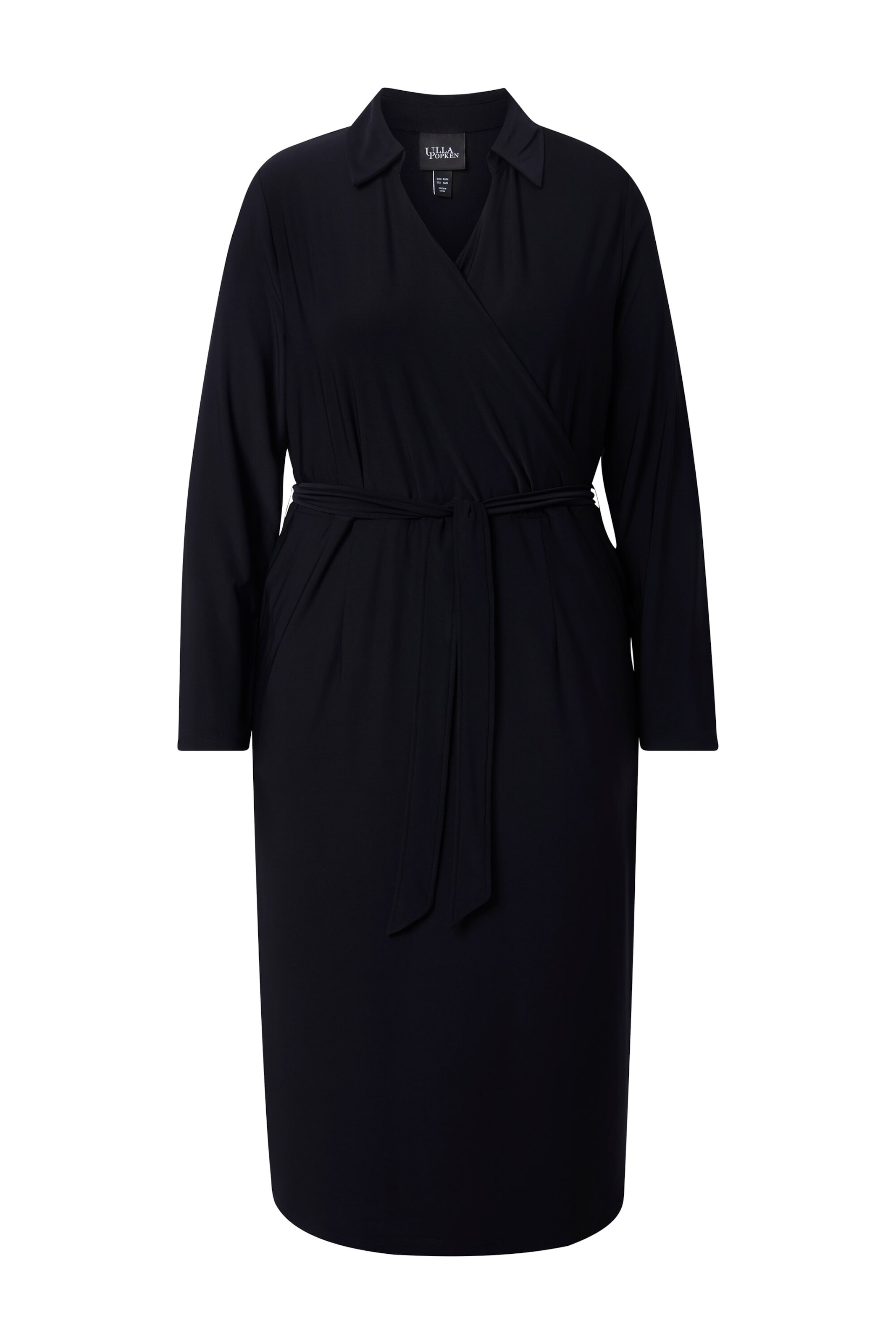 Ulla Popken Jurk in Zwart: voorkant