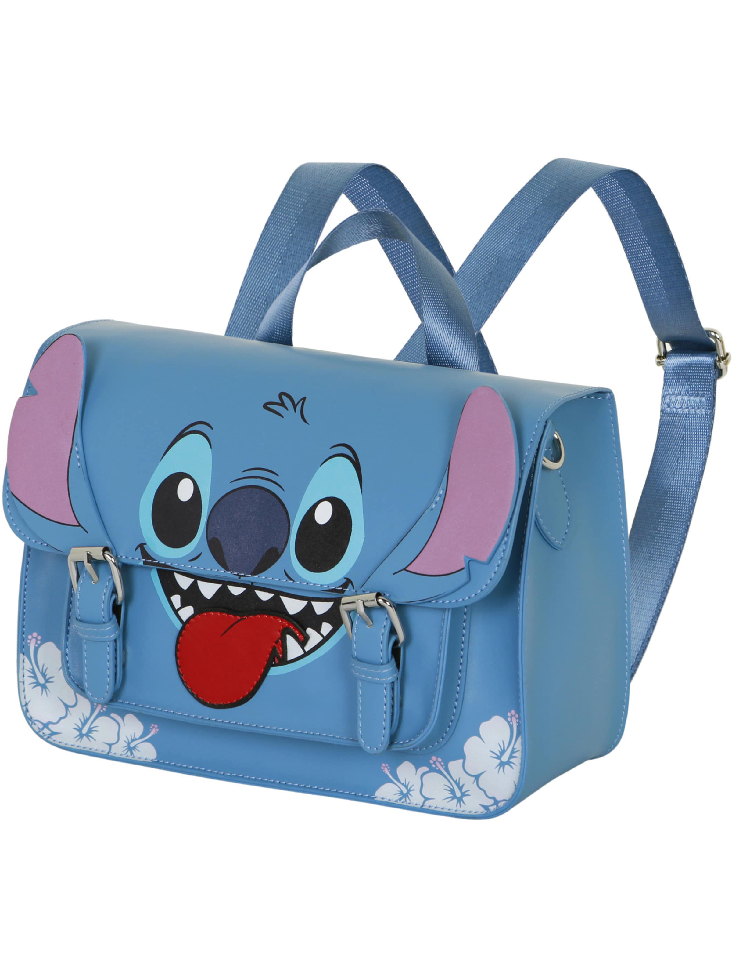 DISNEY Bag 'Lilo and Stitch Tongue-Satchel' in Blue: front
