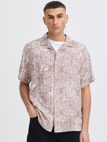 !Solid Comfort fit Button Up Shirt ' SDUrkon ' in Pink: front