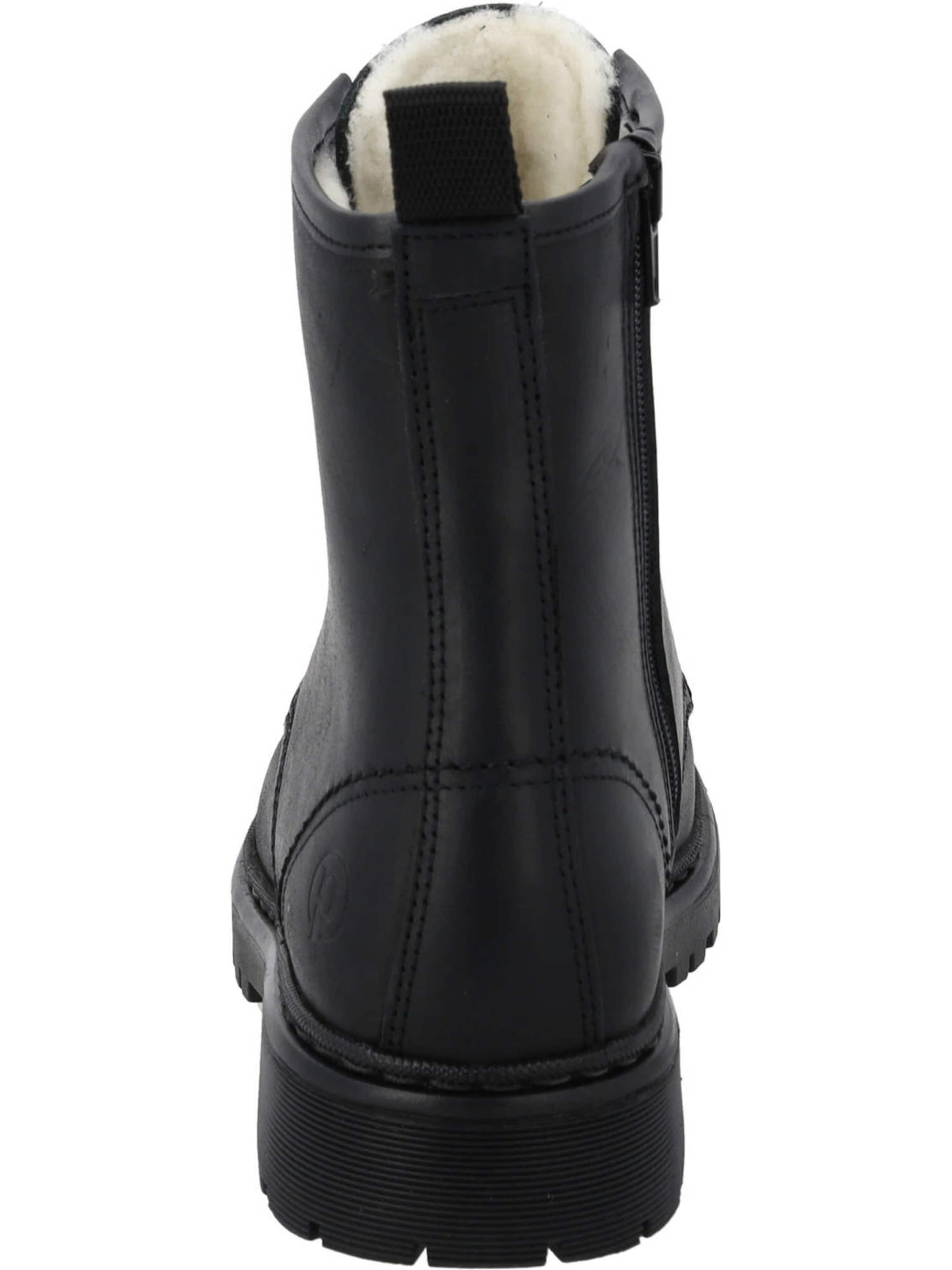 Palado Μποτάκι με κορδόνια 'Montecristo' σε μαύρο