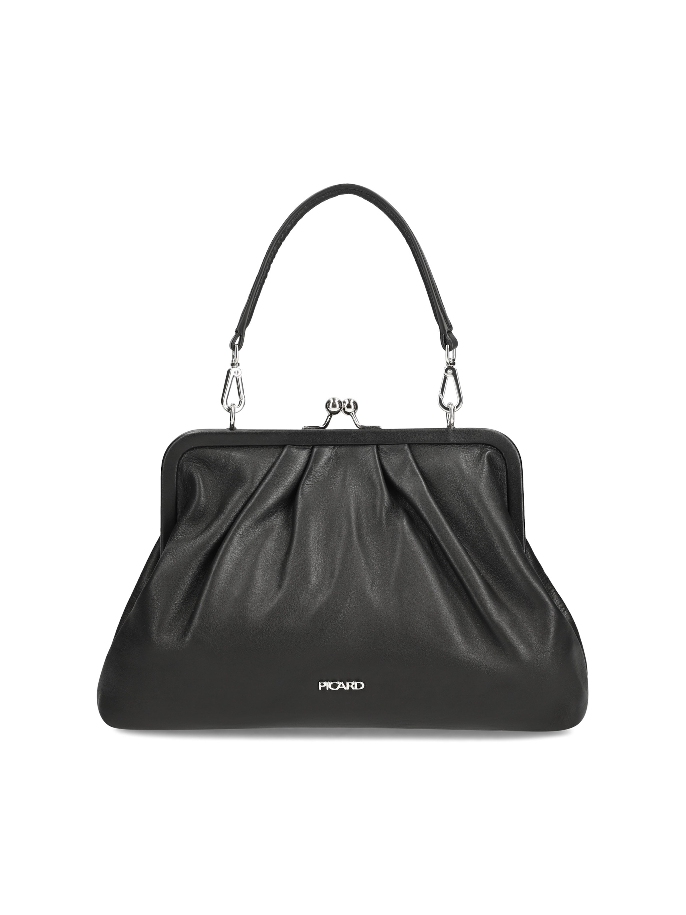 Picard Bügeltasche 'Gretel' in Schwarz: Vorderseite