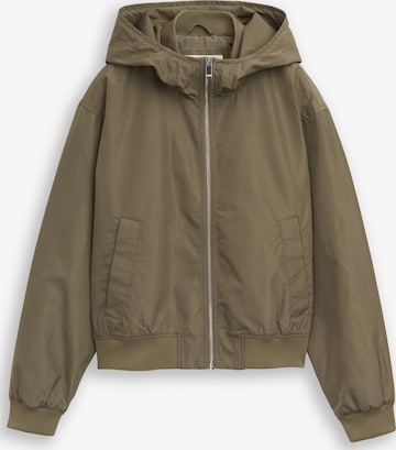 TOM TAILOR DENIM - Chaqueta de entretiempo en verde: frente