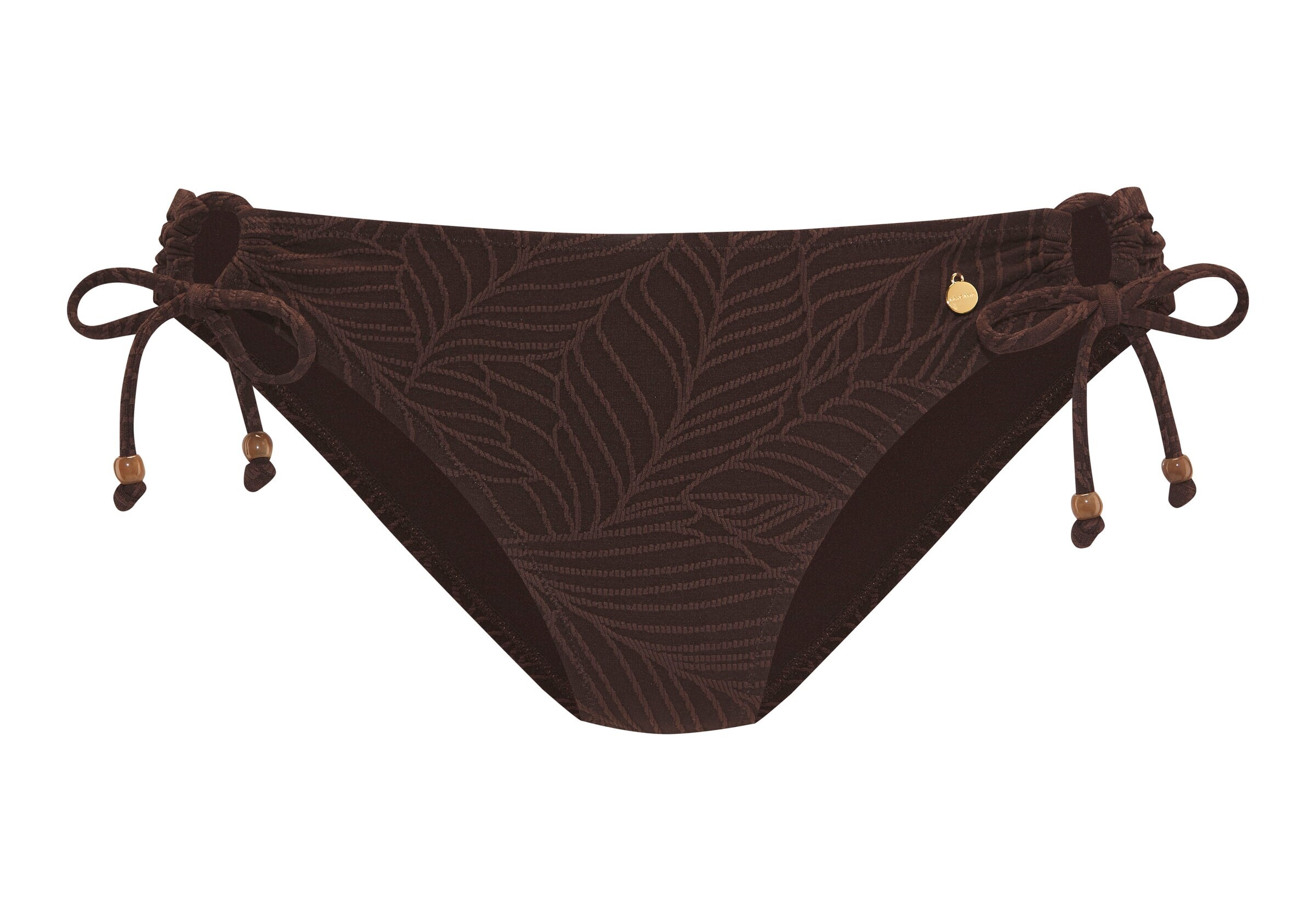 LASCANA - Braga de bikini en marrón: frente