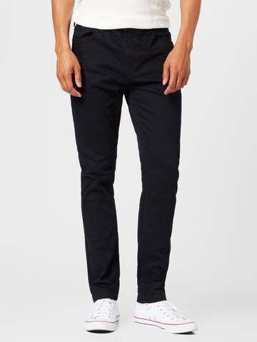 TOPMAN Slimfit Jeans in Zwart: voorkant