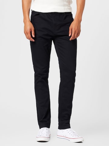 Coupe slim Jean TOPMAN en noir : devant