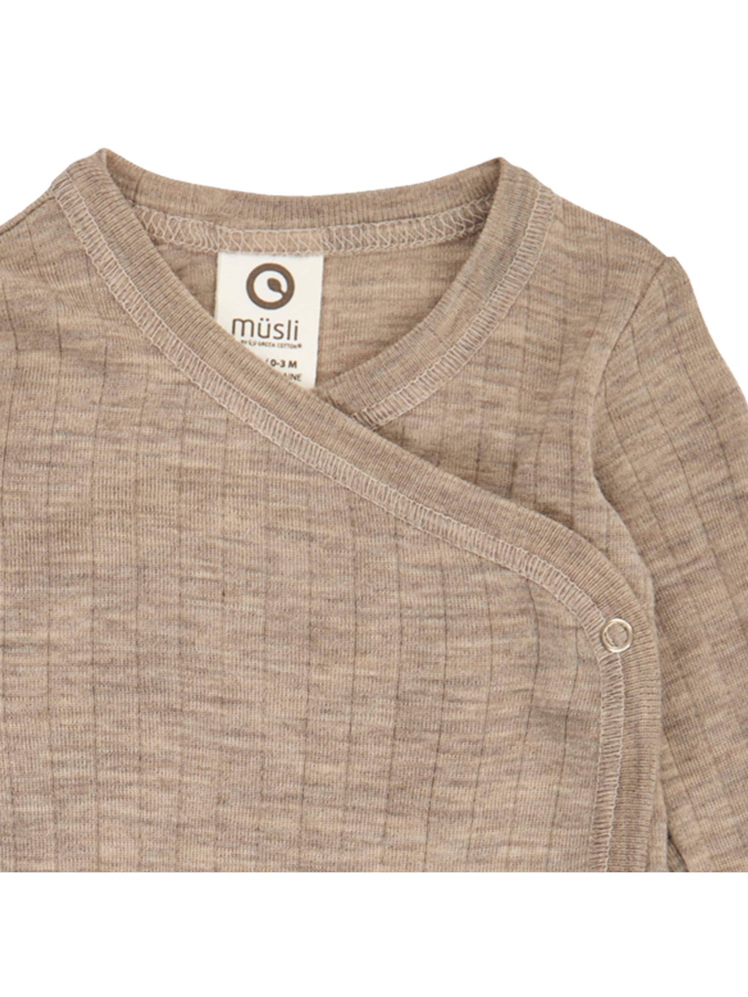 Cardigan Müsli by GREEN COTTON en marron