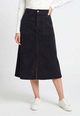 usha WHITE LABEL - Falda en negro: frente