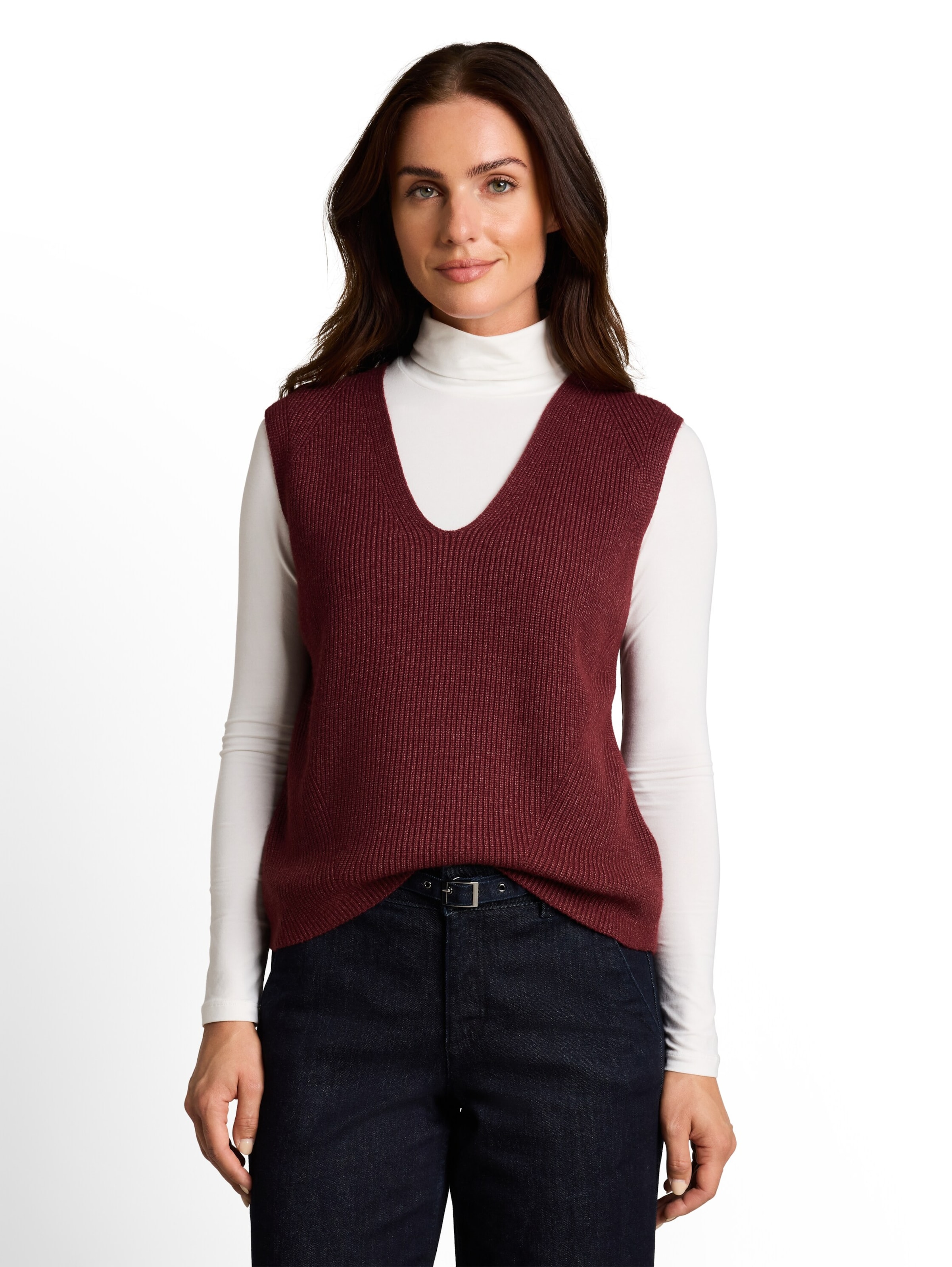 TOM TAILOR Sweater in Purple: front