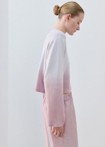 MANGO Knit Cardigan in Purple