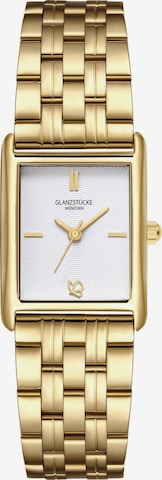 Glanzstücke München Analoguhr in Gold: Vorderseite
