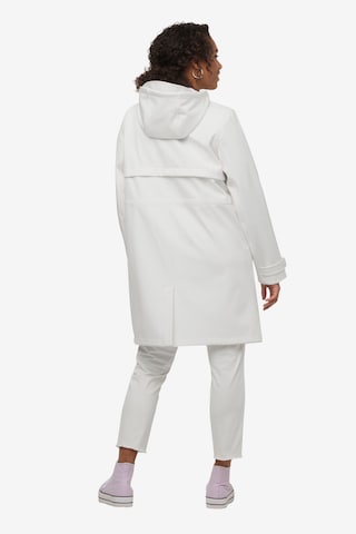 Ulla Popken Between-Seasons Coat in White