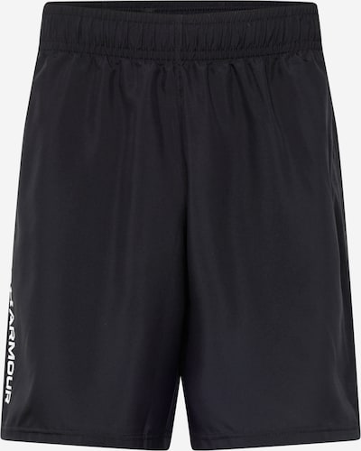 UNDER ARMOUR Športne hlače | črna / bela barva, Prikaz izdelka
