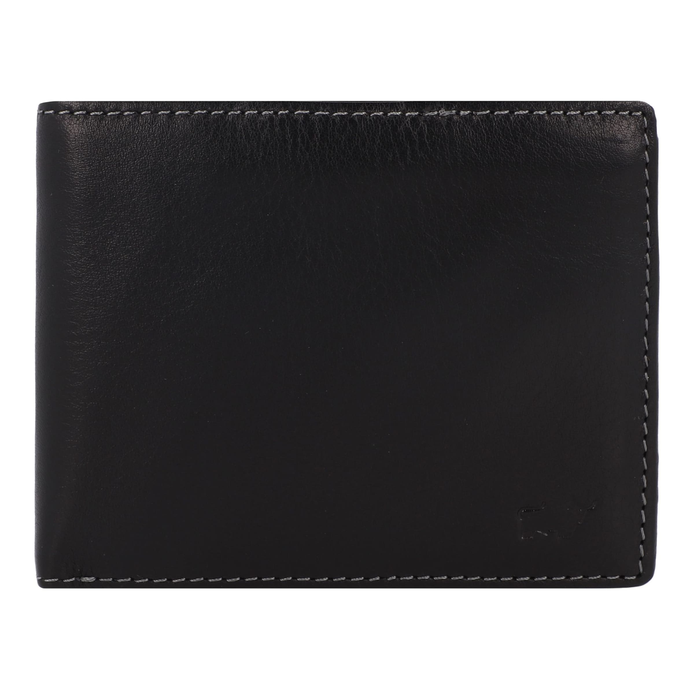 Porte-monnaies 'Arezzo' Braun Büffel en noir : devant