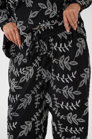 Loosefit Pantalon 'Elory' KAFFE CURVE en noir