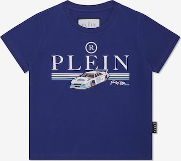 Philipp Plein - Camiseta 'Racing' en azul: frente