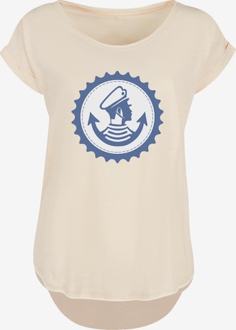 F4NT4STIC T-Shirt 'Knut und Jan Hamburg' in Beige: Vorderseite