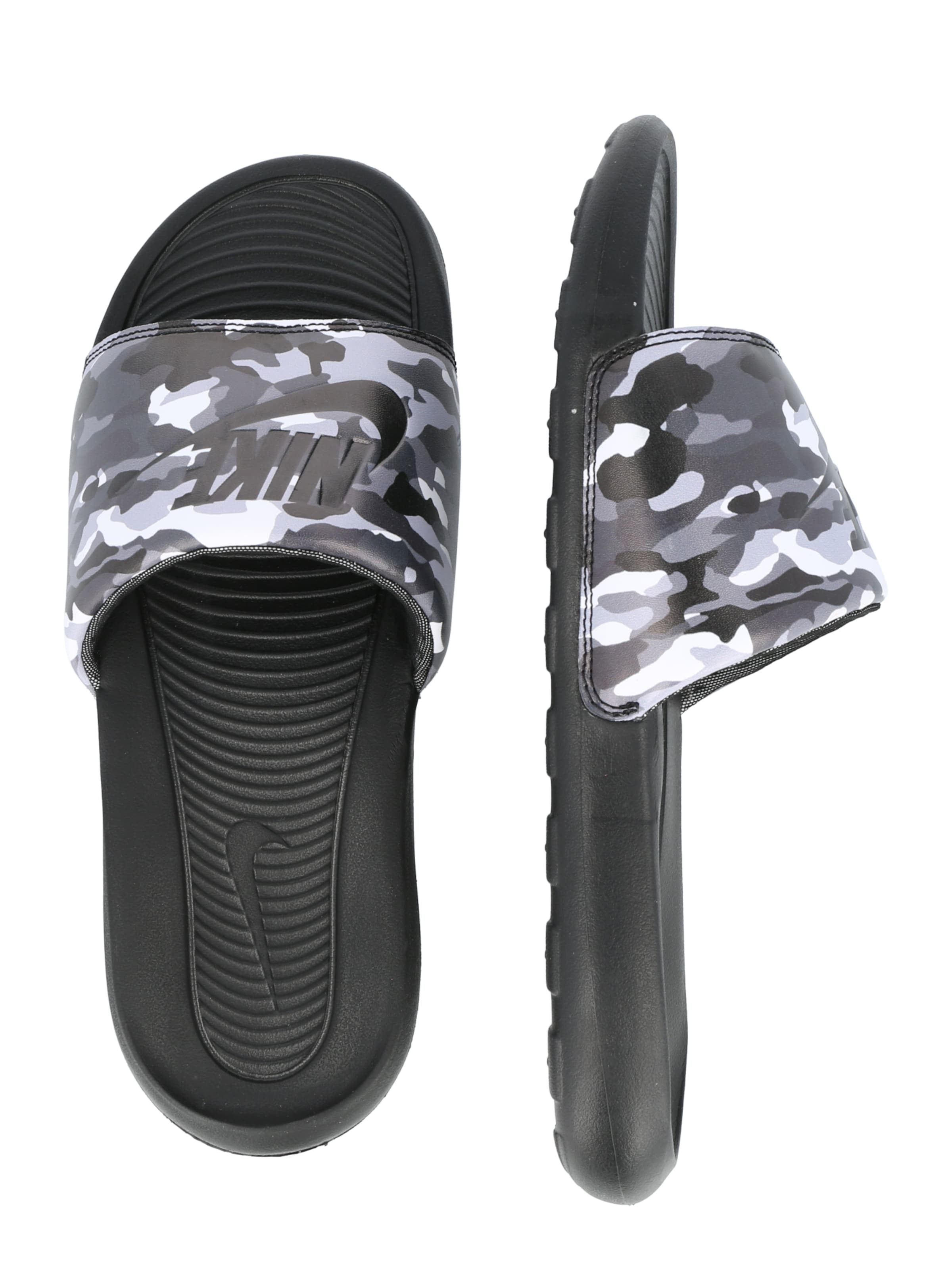 Nike Sportswear Pantolette 'VICTORI ONE SLIDE PRINT' in Schwarz