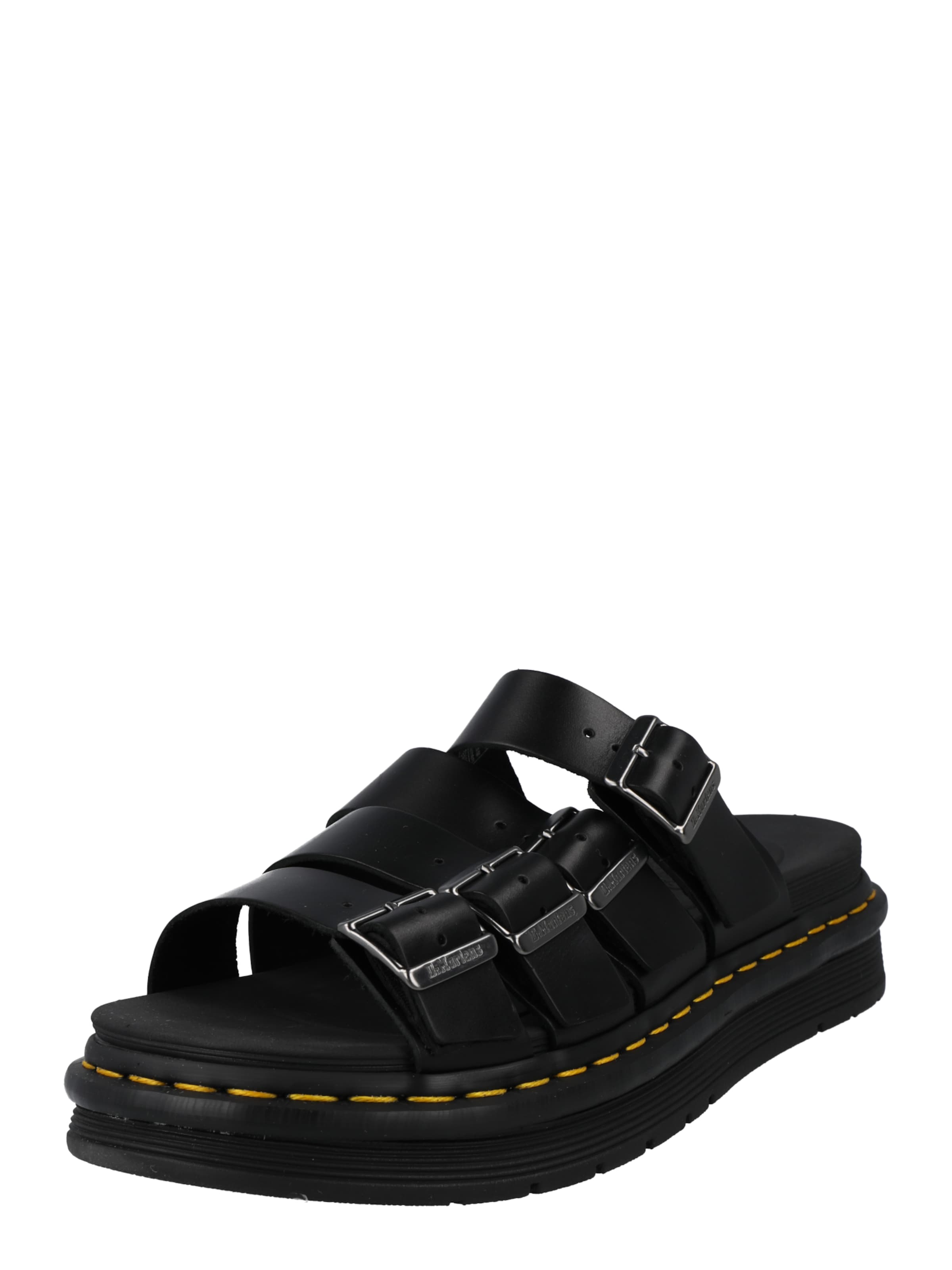 Dr. Martens Pantolette 'Tate' in Schwarz: Vorderseite