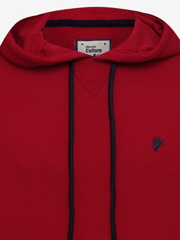 Sweat-shirt DENIM CULTURE en rouge