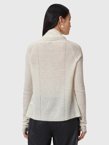AllSaints Knit cardigan in White