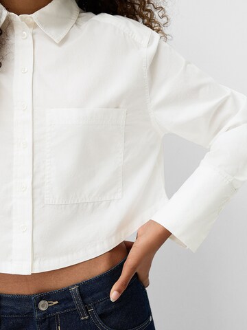 Bershka Blouse in White