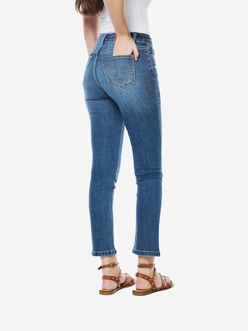 KOROSHI - Slimfit Calças de ganga em azul