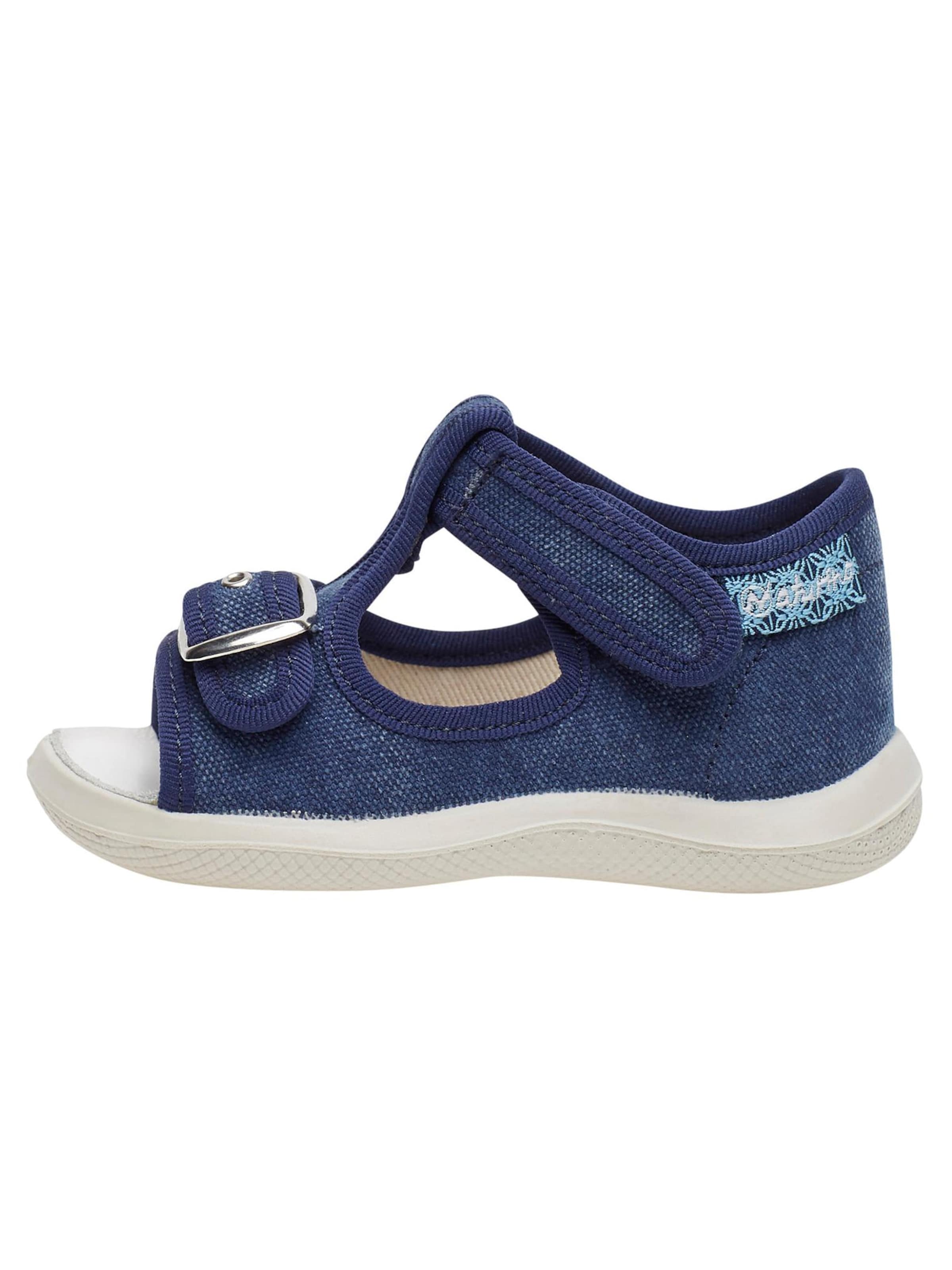 NATURINO Offene Schuhe 'PAROS'‌‌‌‌‌‌‌ in Blau: Vorderseite