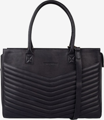 Cowboysbag Laptop Bag in Black: front