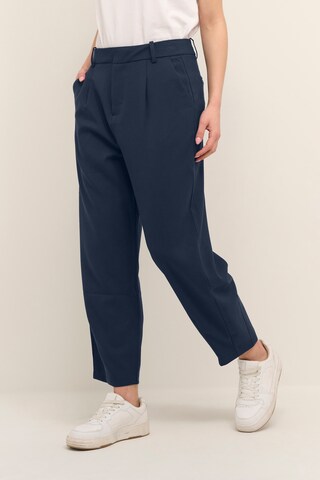 Kaffe Tapered Broek 'Merle' in Blauw: voorkant