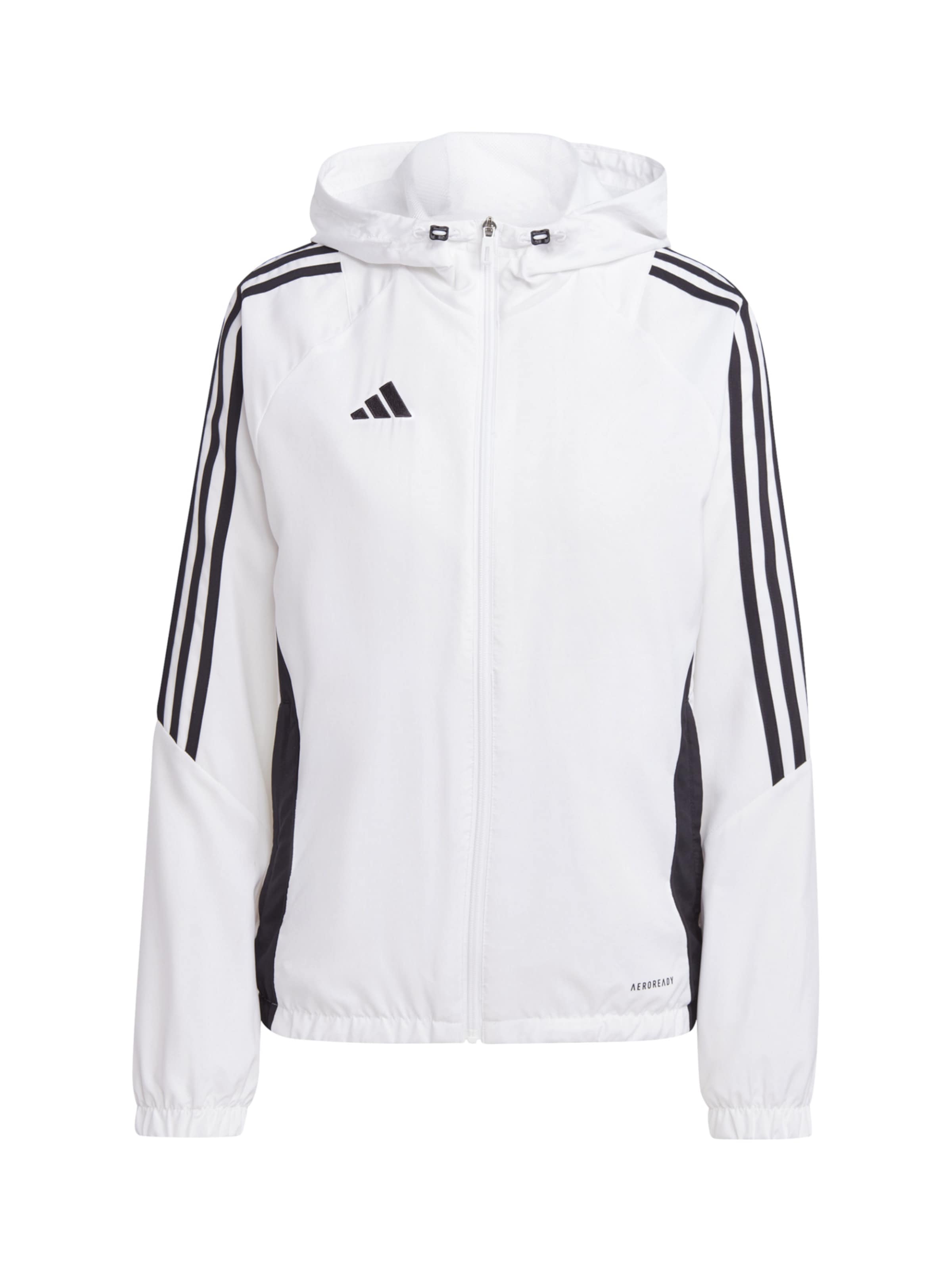 ADIDAS PERFORMANCE Trainingsjacke in Weiß: Vorderseite