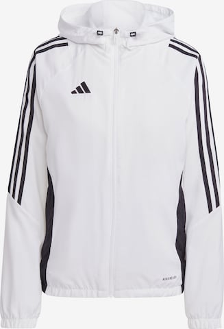 ADIDAS PERFORMANCE Training jacket in White: front