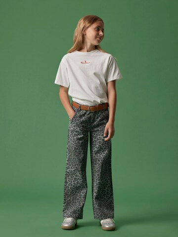 Wide Leg Pantalon 'NKFRose' NAME IT en gris