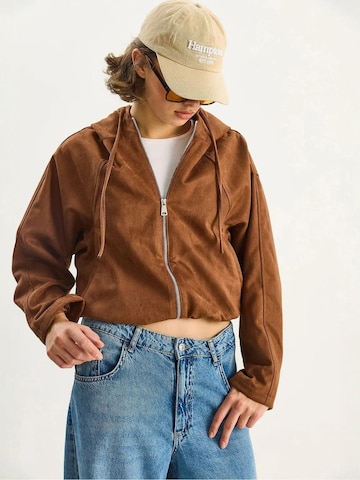 Bianco Lucci Between-Season Jacket in Brown