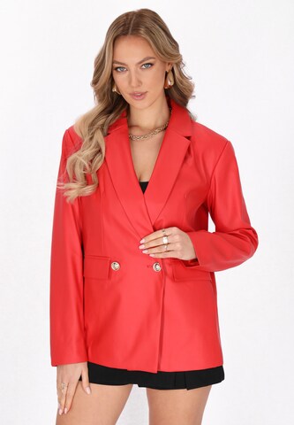 Blazer 'Classy Look' di faina in rosso: frontale