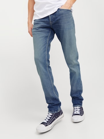 JACK & JONES Slimfit Jeans 'JJIGLENN JJDENVER' in Blauw