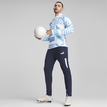 Coupe slim Pantalon de sport 'Manchester City' PUMA en bleu